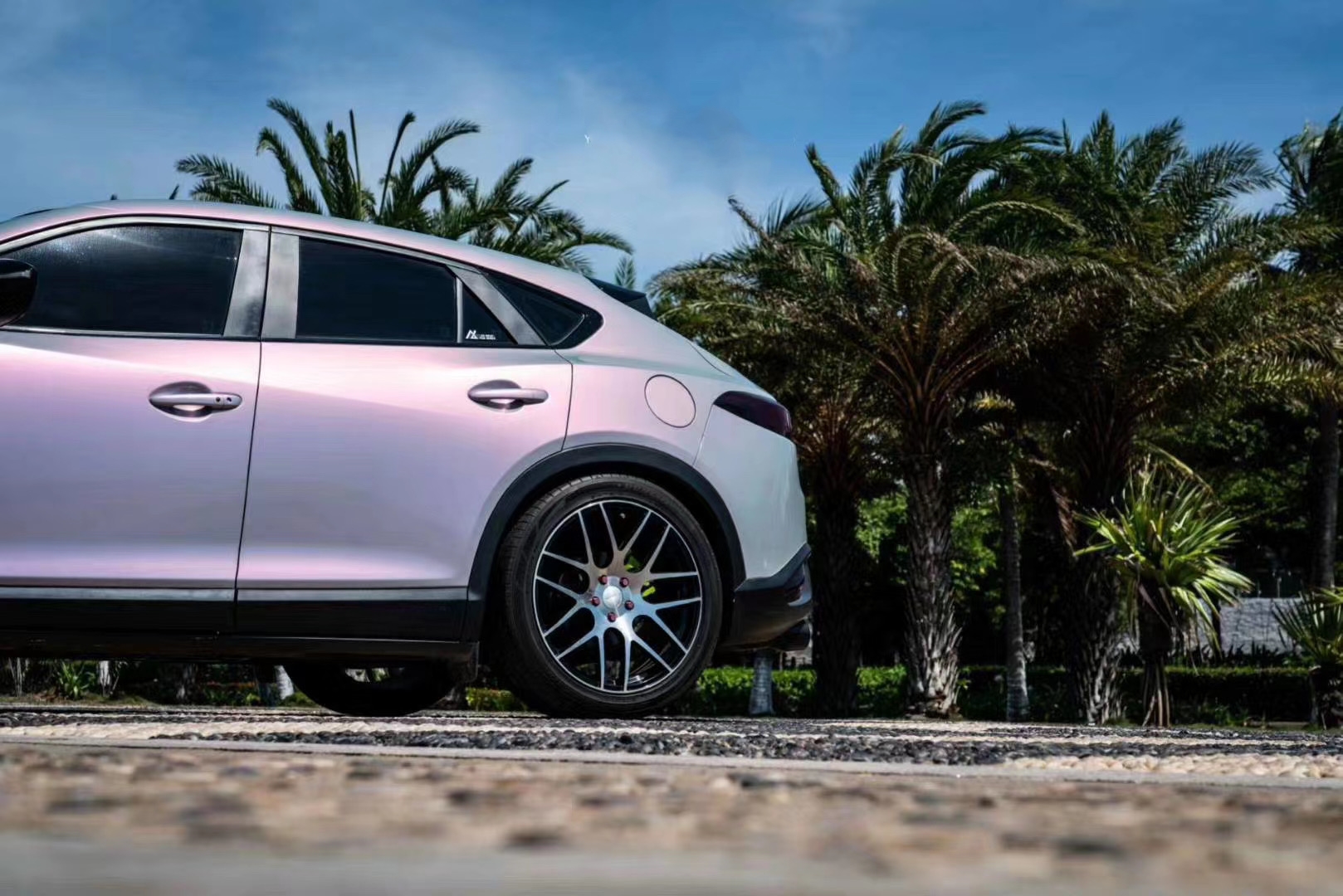 让魂动更加魔幻马自达cx4改色魔幻灰