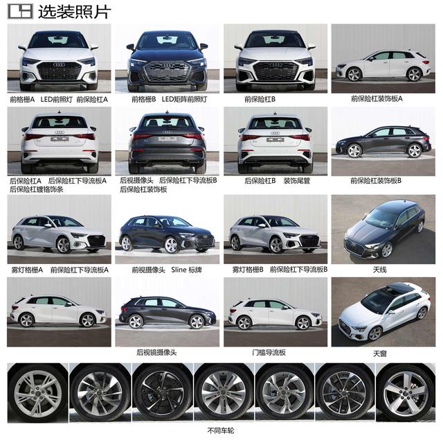 采用家族式设计语言/搭1.4T发动机 全新国产奥迪A3申报信息曝光
