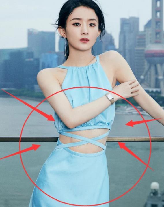 赵丽颖腰究竟有多细?双手掐腰那一刻,全网:羡慕哭了