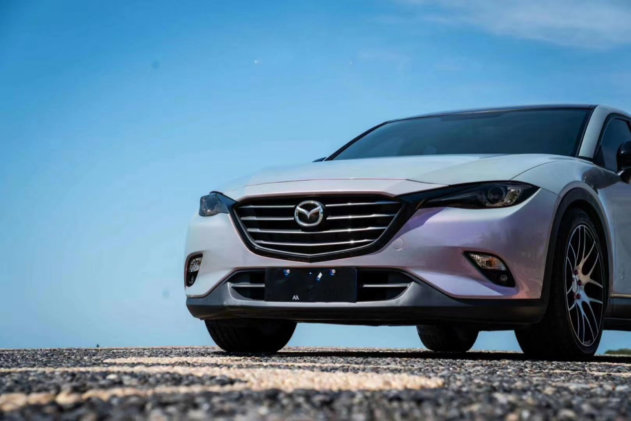 让魂动更加魔幻马自达cx4改色魔幻灰