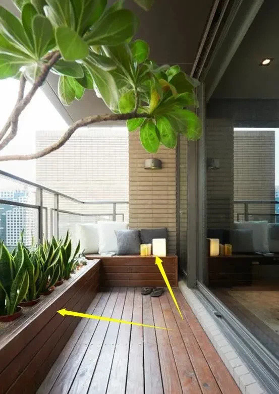 这样的设计除了能够作为地台使用,还可以用来养花种草,把地台的高度