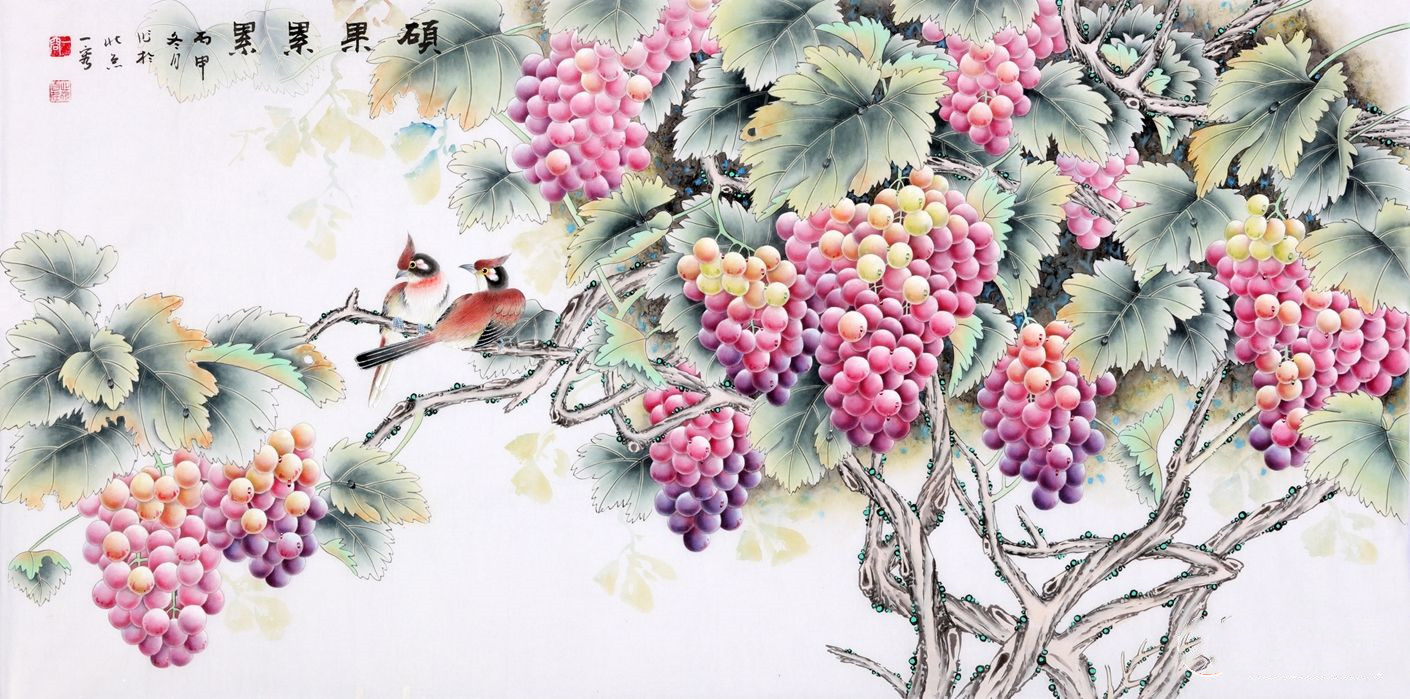 卧室该挂什么画 花鸟画带给你满满生机