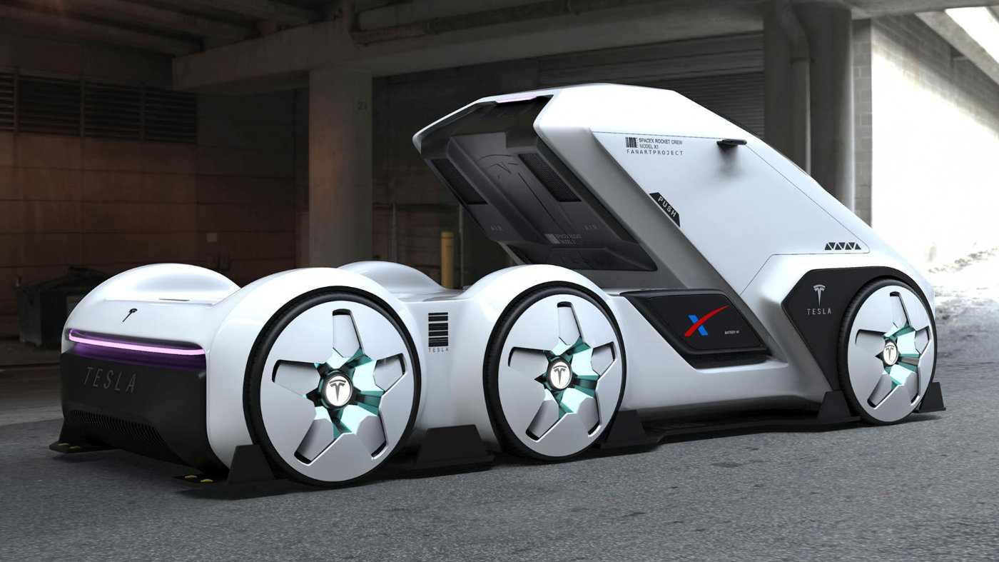 非官方的"特斯拉太空卡车"概念车