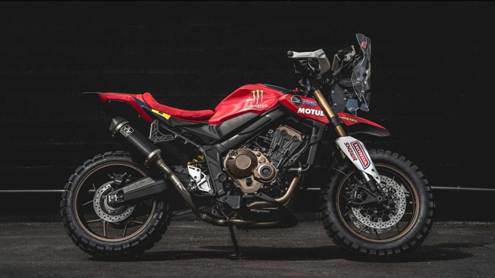 本田cb650r改装大赛作品 将街车改装成拉力车