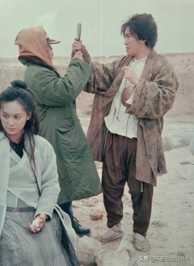 20多年前《大话西游》珍贵的剧组工作照和定妆照,满满的回忆杀!