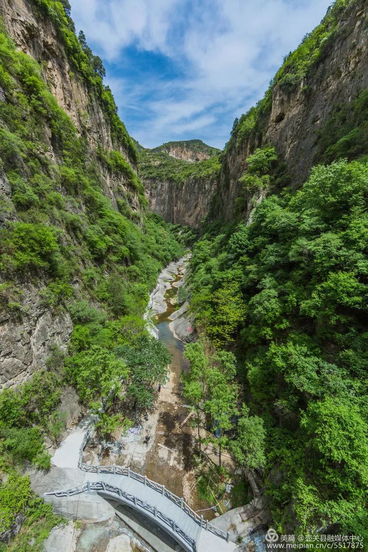 山西长治太行山大峡谷