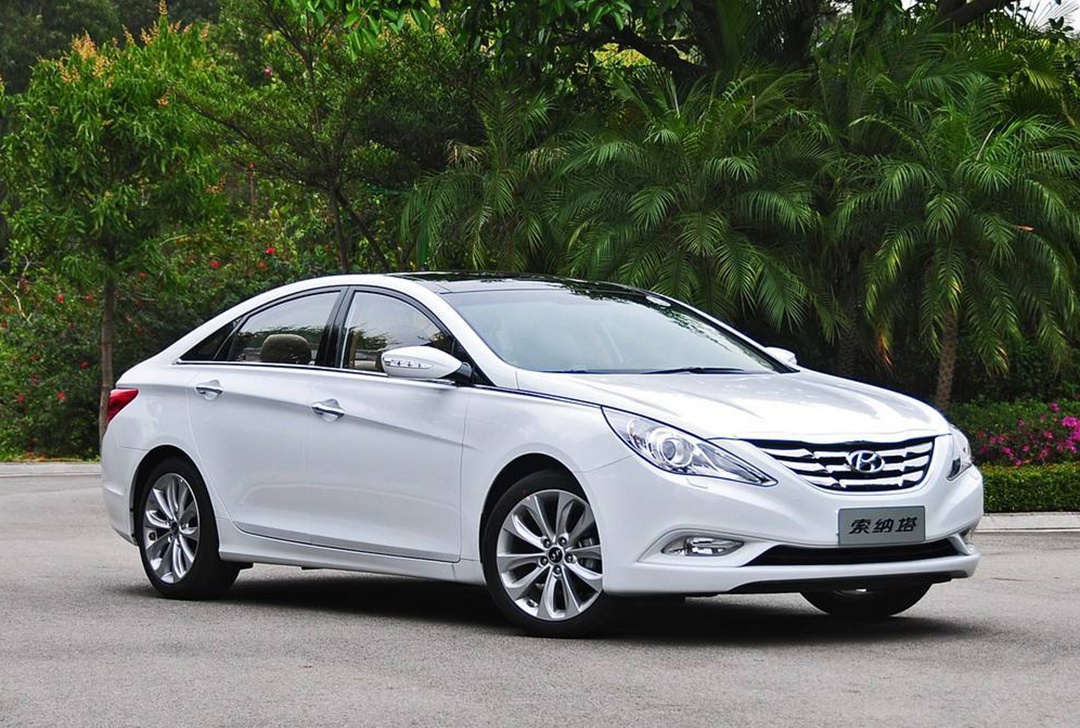 粤港澳车展索纳塔270t实拍低配依然美丽