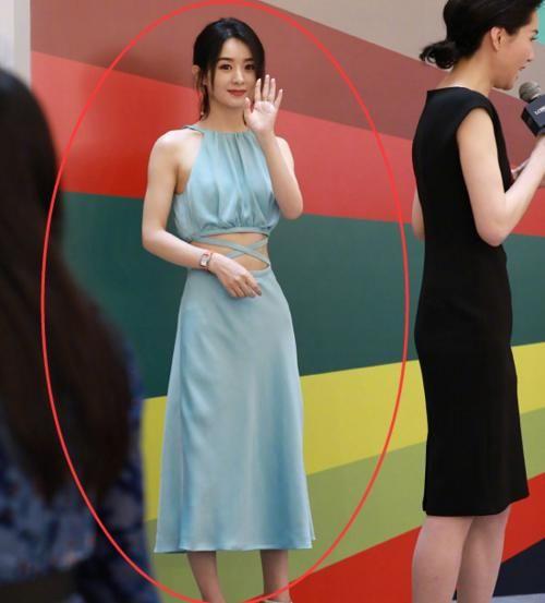 赵丽颖真实身高到底多少?站在一群保镖中间,瞬间暴露了