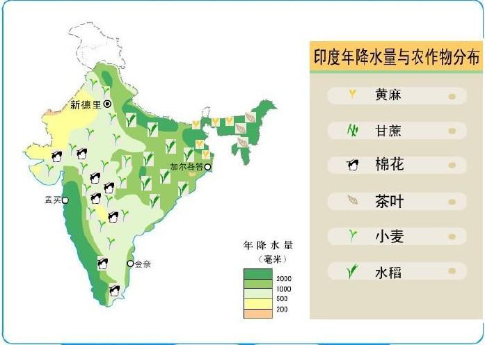 亚洲耕地分布图图片