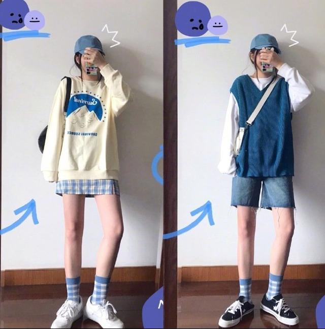 适合学生党的夏日气质穿搭,青春洋溢的感觉令人心动,值得借鉴