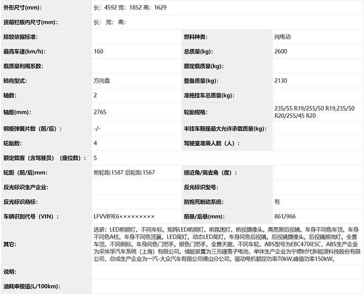 离上市不远了？大众首款电动全球车ID.4工信部备案|新车
