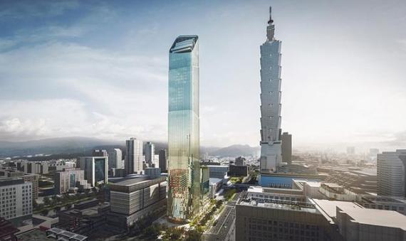 台北在建新地标tst大厦,高度达280米,预计2021年建成