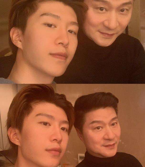 范丞丞晒爸爸年轻时帅气旧照发量感人希望可以遗传到我