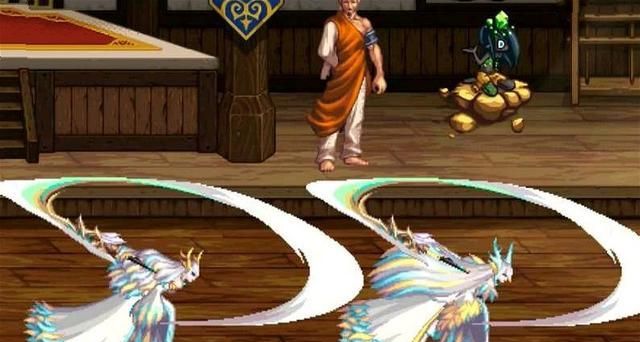 dnf:"龙刀"武器装扮出现,女鬼剑士提前使用,跟龙袍外观搭配