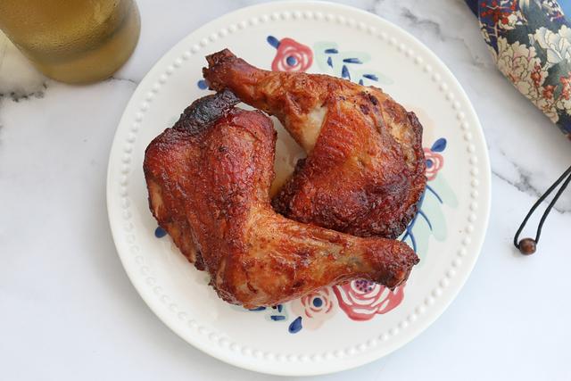 在家自己做,还不用油,外酥里嫩,不比买的差|鸡腿|炸鸡腿|香酥_新浪