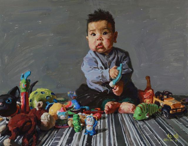 山东艺术学院油画系教授赵旸写实油画作品欣赏