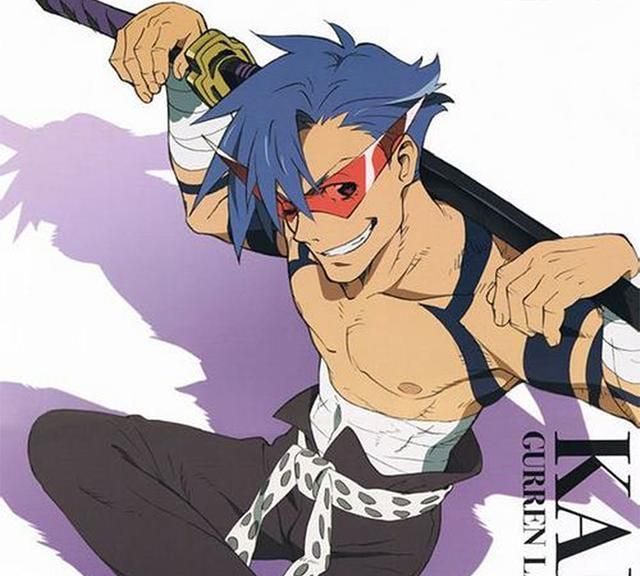 天元突破红莲螺岩卡米那比男主角还耀眼的男人