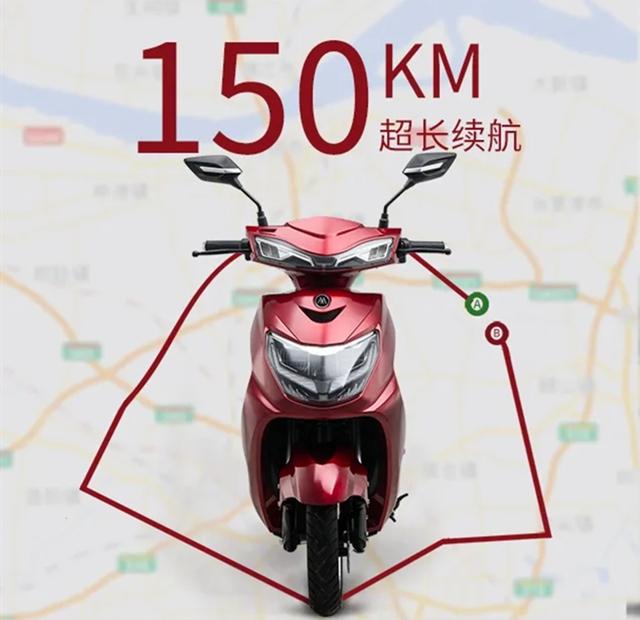 爱玛又推新电动车畅途,配备60v32ah铅酸电池,最大续航150km!