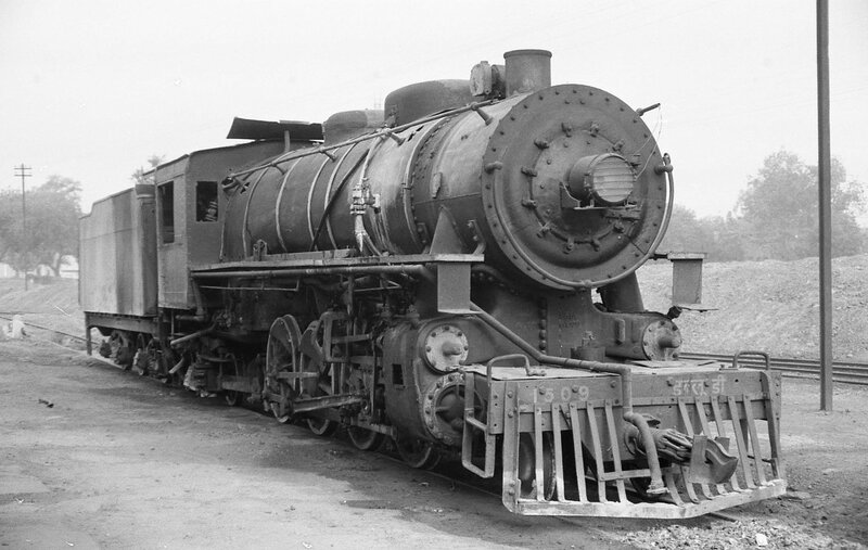 老照片 1981年印度铁路 好有感觉的蒸汽机车