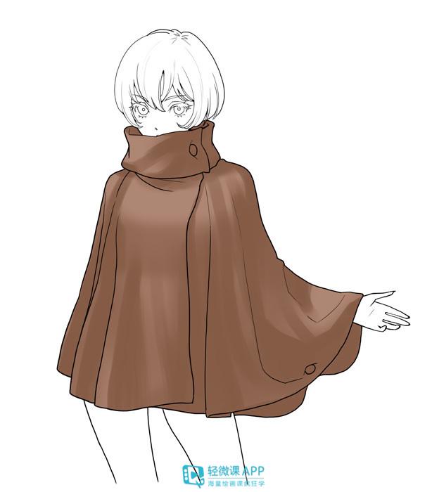 如何绘制披风?|披风|阴影|斗篷_新浪新闻