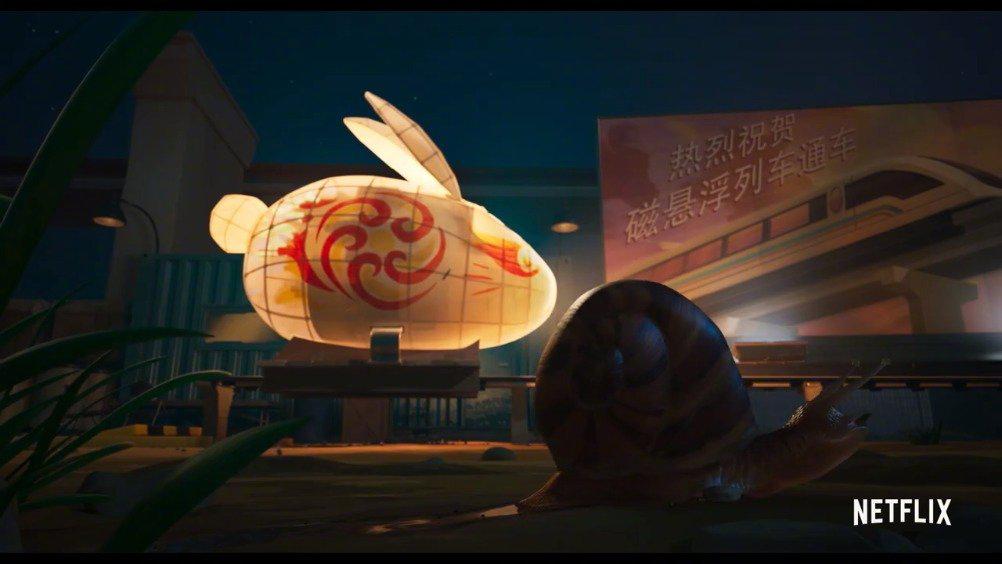 netflix联手索尼和东方梦工厂共同打造的动画电影《飞奔去月球》公布
