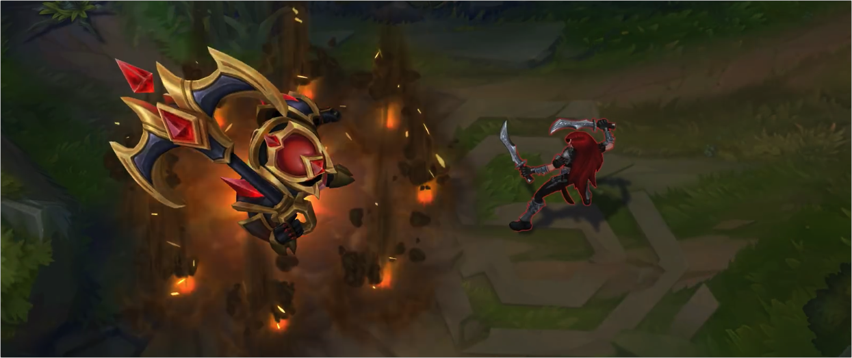 今年迟到的msi专属皮肤征服者泰坦上手特效一般但寓意满分