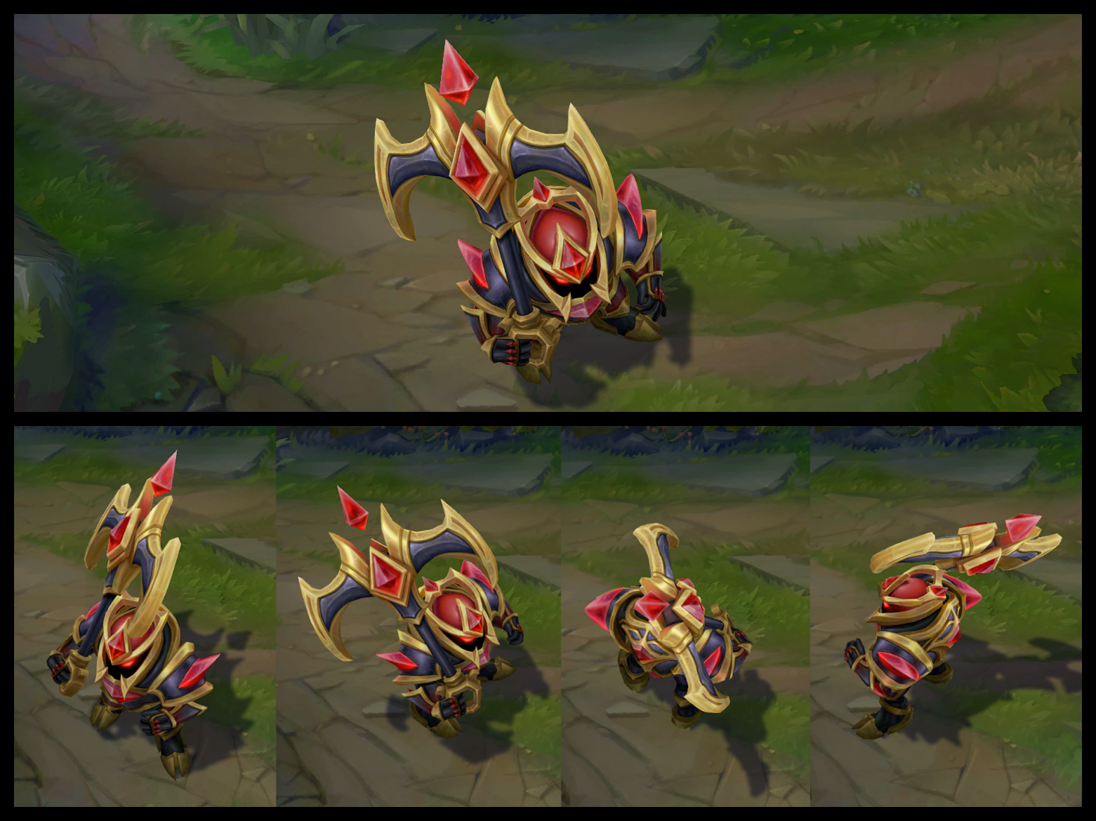 今年迟到的msi专属皮肤,征服者泰坦上手:特效一般,但寓意满分|泰坦|征