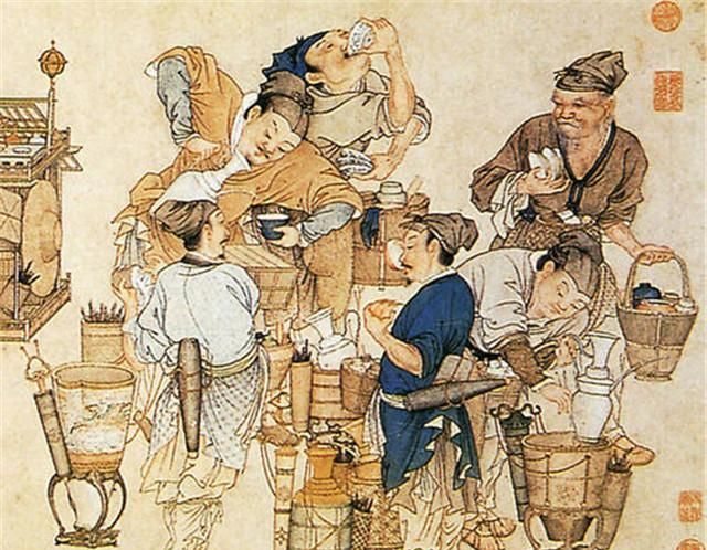 刘松年画中惟妙惟肖的宋人"斗茶"生活