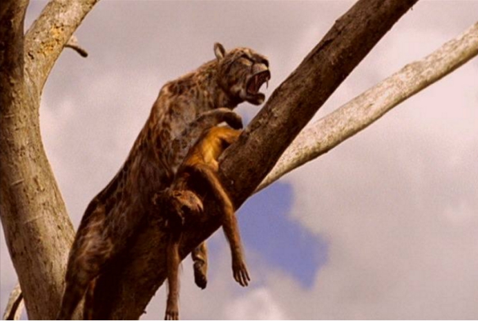 人类的天敌是什么它们战斗力爆表古猿骸骨上的伤痕就是证据