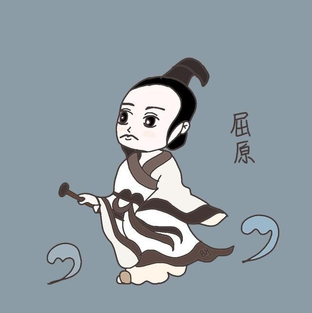 3步简笔画屈原:比孔子晚100多年的屈原,这些事儿与我们相关!