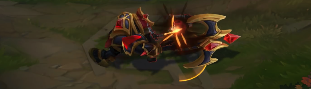 今年迟到的msi专属皮肤征服者泰坦上手特效一般但寓意满分