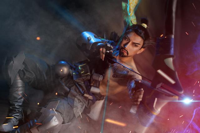 守望先锋半藏cosplay