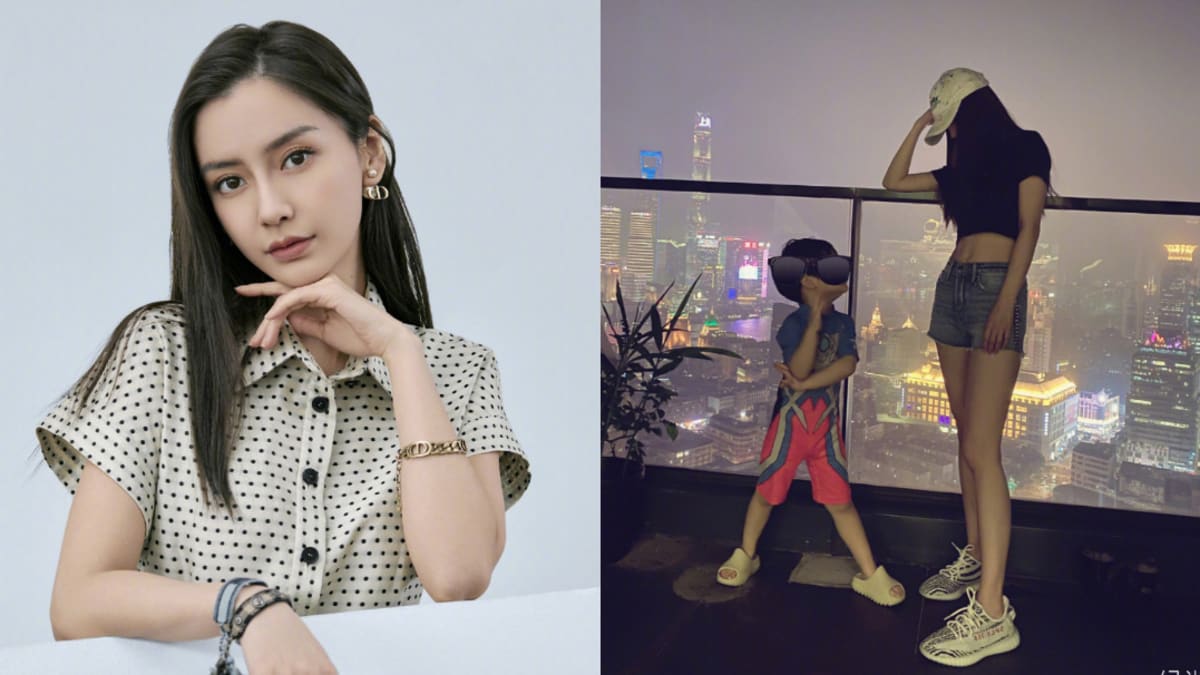 3岁小海绵近照曝光 身高已到angelababy腰部