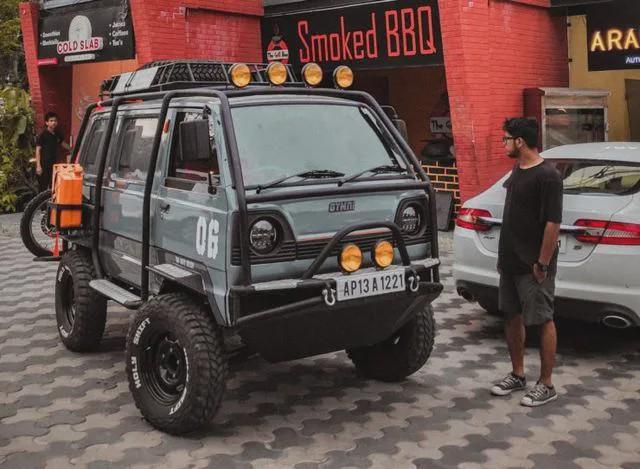 谁说面包车不能泡妞铃木carry改装起来帅呆了