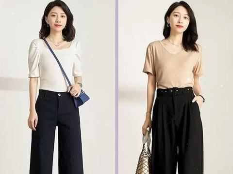 通勤look不会搭配?轻熟风裤装先来一波,大方得体潇洒依旧|裤装|职场|直筒_新浪新闻