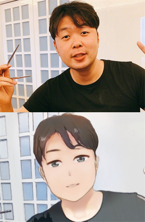 当小眼男星换上漫画脸,海涛逆袭,看到李荣浩:特效都救不了你!