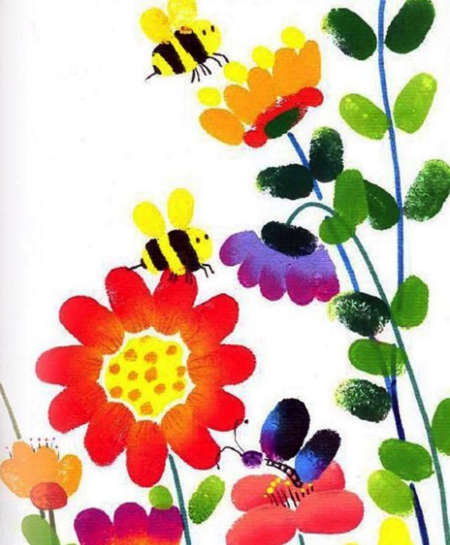 部编人教版一下美术12《手指印画》教案及课件