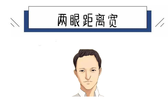 两眼距离宽眼睛是心灵的窗户,同样也是面相学中的"监察官",从眼睛的
