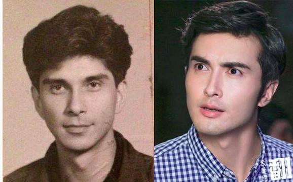 赵薇爸爸撞脸倪大红扮演的"苏大强",而赵露思爸爸意外神似肖战