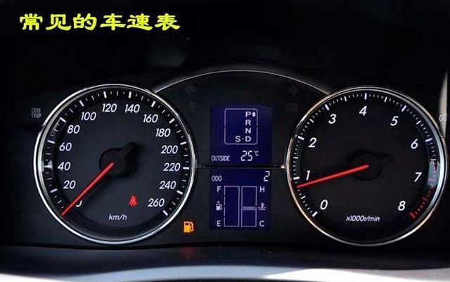 看着车速表开车居然也超速了,这样的车速表你会看吗?