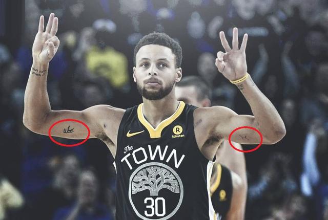 库里的7处纹身都代表什么?勇士后卫令人费解的审美