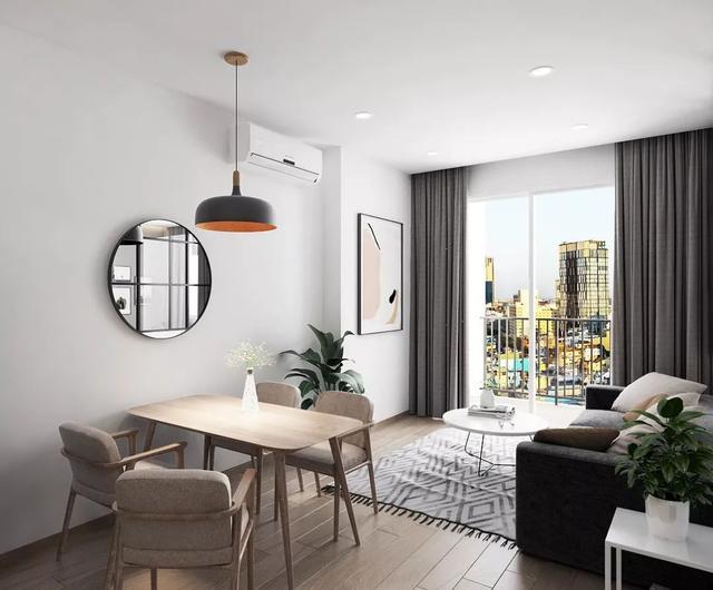 时尚简约风格的小两居装修温馨舒适省钱省心效果真好看