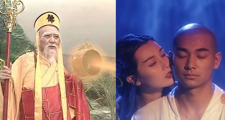 在《新白娘子传奇》里,法海是上了年纪的"老秃驴",因此如何"作恶"似乎