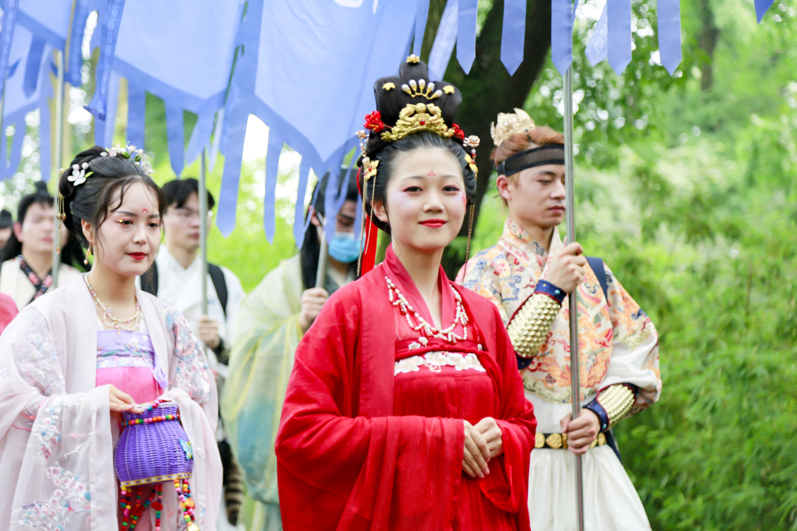 汉服盛典祭花神传统礼仪秀风雅