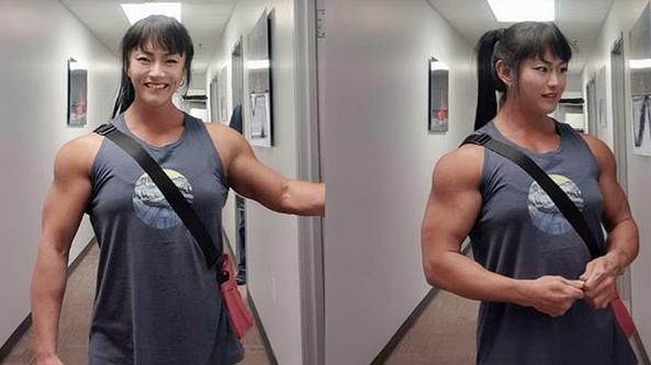 好看的外表千篇一律,强壮的外表万里挑一,她超爱鸡胸肉小娜说科技资讯