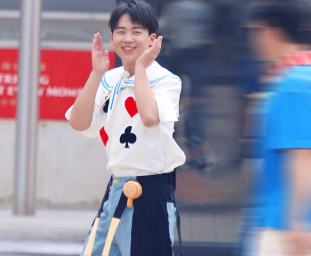 《奔跑吧》路透,蔡徐坤,郭麒麟造型童趣,沙溢成粉丝羡慕对象