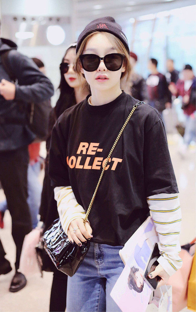 今夏防晒有新招长短t恤混搭的叠穿法简直太时髦了