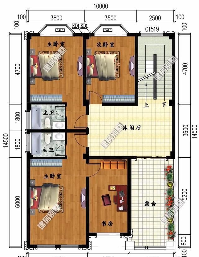 宽10米深8米房屋设计图,开间10米进深8米小别墅 宽10米左右的两栋别墅户型二客厅挑空建一栋过更好生活