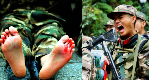 一组表情包尽数新兵有多拼!铮铮铁汉的怒吼!