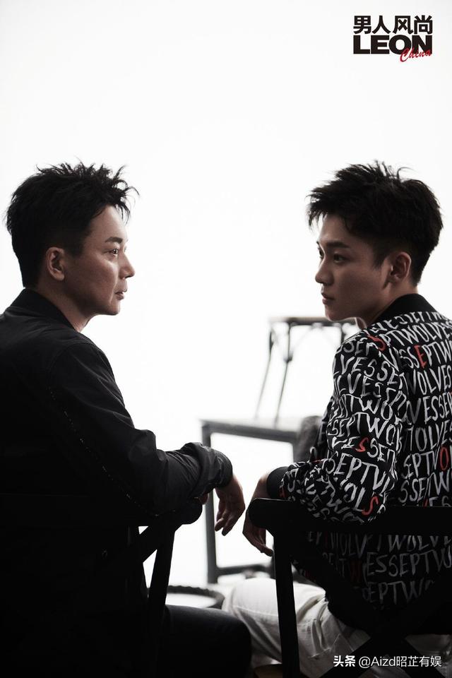 刘奕君刘怡潼父子合体大片帅气无比